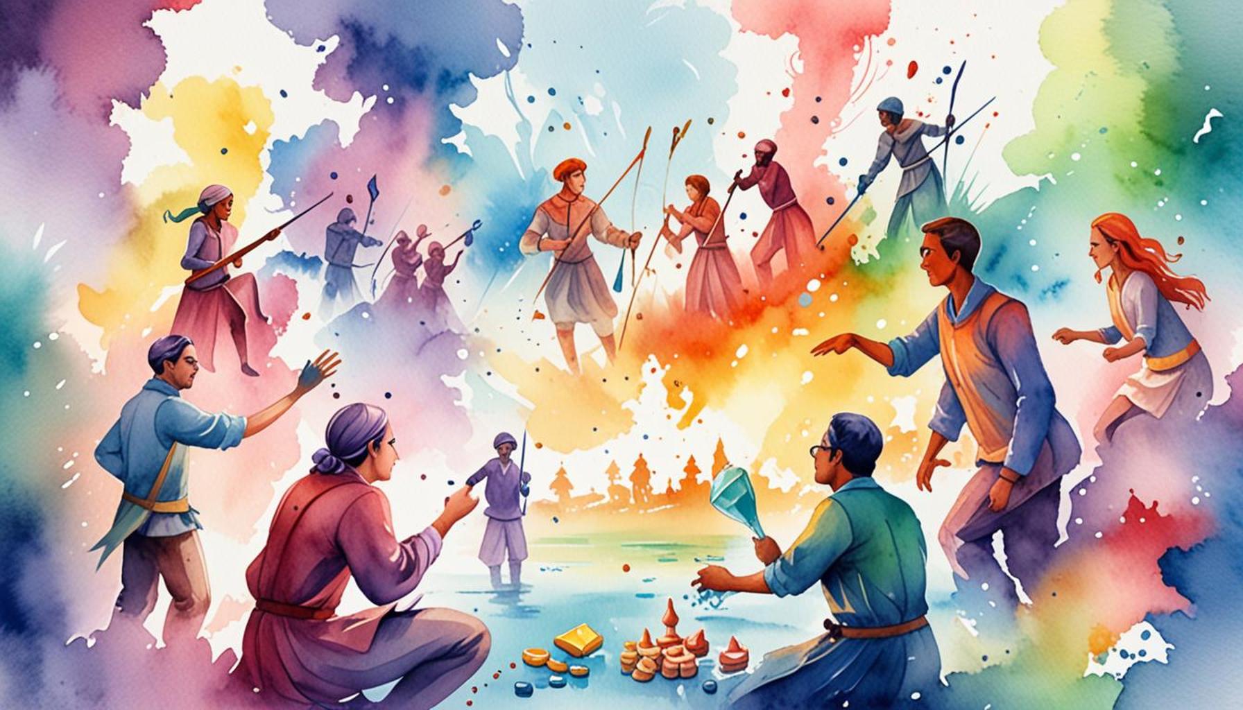 Enigmas and Collaboration: The Role of Team Games in Improving Conflict Resolution